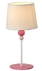 Lampa dziecięca stołowa/nocna BEBE 41-38968 biało-różowa 1x60W E27