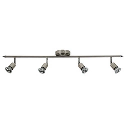 Lampa sufitowa DELTA listwa 94-73658 nikiel mat/chrom 4xGU10