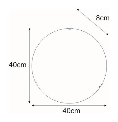 Plafon K-3713 z serii MESTRE