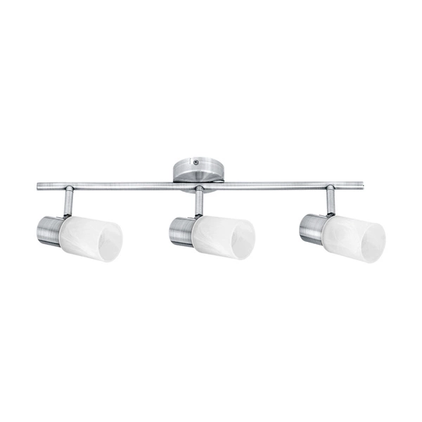 Lampa Sufitowa Kira 3xE14 Max.40W Metal Satin/Białe Szkło 2220328