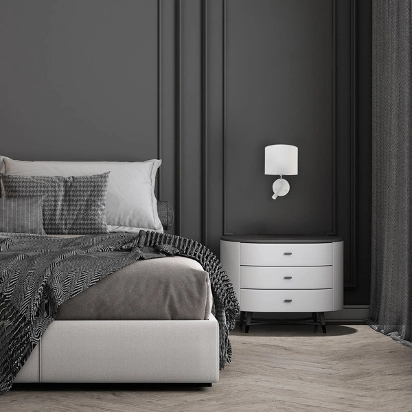 Nowoczesny kinkiet RICHI 4236 biały 1xE27 + 1x3W/COB 4000K 4236