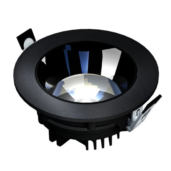 Lampa LED podtynkowa oczko śr, 16cm 20W 3000K 30° WLD MIRROR L | czarny