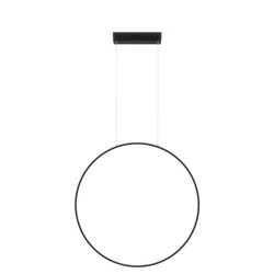 Lampa wisząca Mirror czarna LED CCT