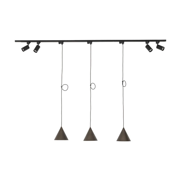 Zestaw szyno przewód 1faza TRACER SET CONO BROWN 149 10609