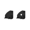 Komplet zaślepek profilu P3-1 do osłonek C1 / C4 | czarny