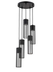 Lampa Sigma FOBIA 5 lampa wisząca koło czarny 33459