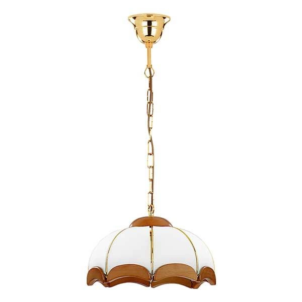 Lampa wisząca ALFA SIKORKA DREWNIANA 1xE27 32cm | 766