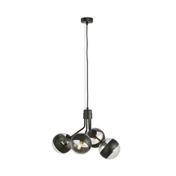 Lampa wisząca Emibig NOVA 4 Czarny/STRIPE 1139/4