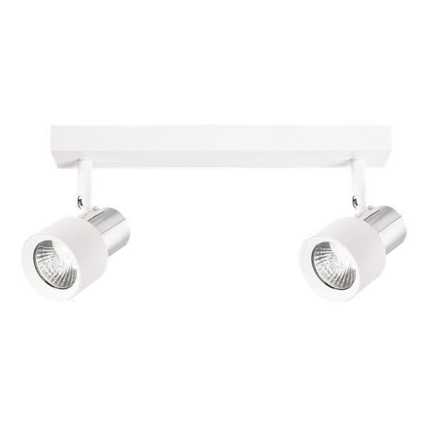 Lampa Sufitowa Cino 2xGU10 Biały + Chrom