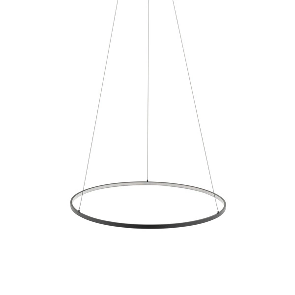 Lampa wisząca CIRCOLO LED szer. 60cm 21W barwa neutralna 4000K | czarny 10862