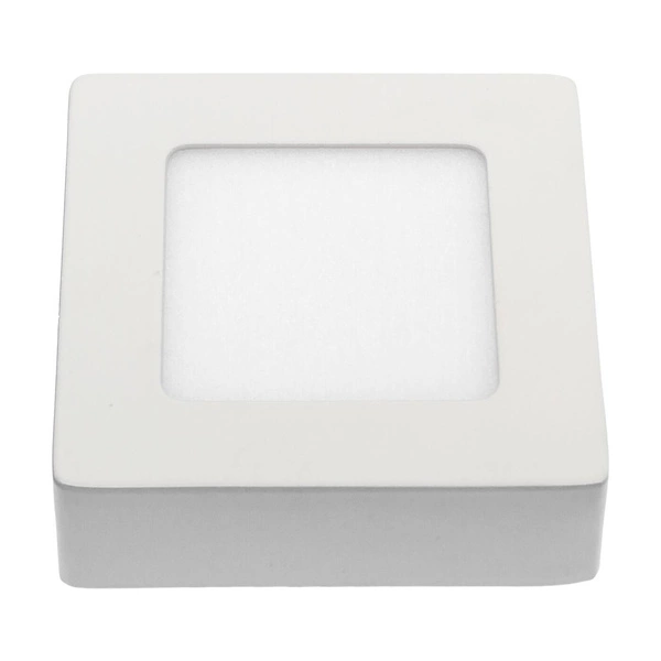 ALGINE ECO LED SQUARE 230V 6W IP20 WW SUFITOWE BIAŁA RAMKA NATYNKOWA &