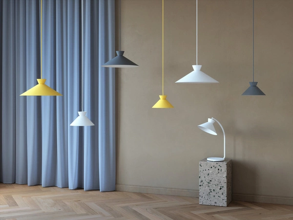 Lampa wisząca DIAL E27 40W Metal | Czarny