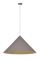 Lampa Sigma Vesuvio taupe/złoty M 3xE27 41058