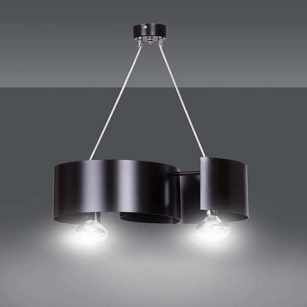 Lampa wisząca Emibig VIXON 2 Czarny 284/2
