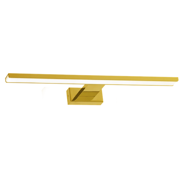 Kinkiet do łazienki lustro SHINE GOLD LED 15W 80cm | złoty