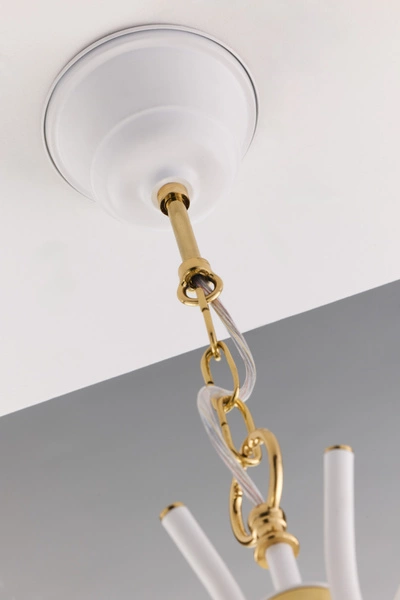 Klasyczny Żyrandol SAMBA wys. 83cm 5xE27 15W IP20 | biały