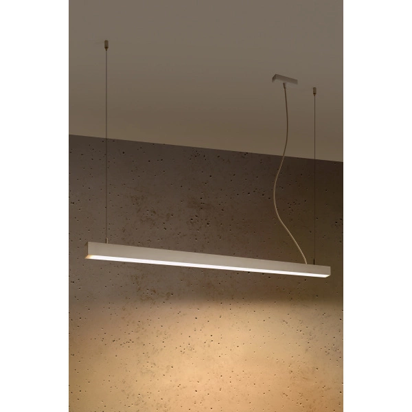 Lampa wisząca PINNE 1150 BIAŁA 38W barwa ciepła 3000K TH.065
