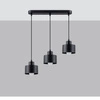 Lampa wisząca SAVAR 3, czarna, 3x60W E27, SL.1133
