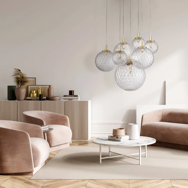 CADIX GOLD LAMPA SUFITOWA 7 PŁ 4608