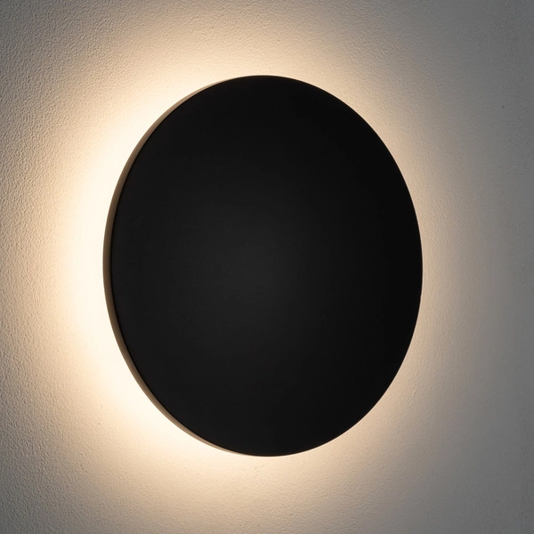 Zewnętrzny Kinkiet ARIA LED L 12W 3000K 750lm szer.24cm IP54 | Czarny 11568