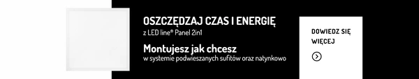 Panel Slim LED 2in1 30W 4000K 3600lm kwadrat 60cm | biały
