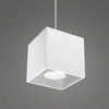 Lampa wisząca Sollux QUAD 1 Aluminium biały 12W LED, SL.0062