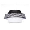 Preto Pepito Lampa Wisząca 1xE27 Max.60W Czarny/Czarny/Pepitka-Czarny-Biały 150079104