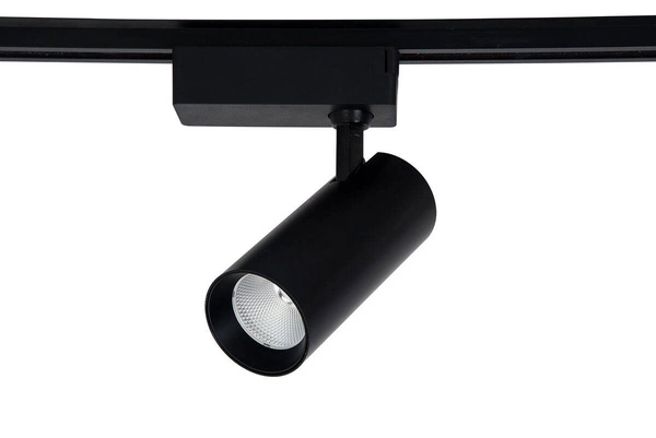 Reflektor do szynoprzewodu jednofazowego ROCCA, czarny, 1x10W LED, barwa ciepła 3000K