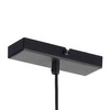 Nowoczesna lampa wisząca EDEN E27 60W szer. 26cm | czarny