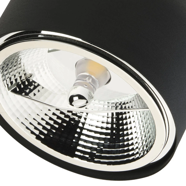 Reflektor do szyny 3 fazowej TRACER 6056 1x GU10/AR111 | czarny 6056