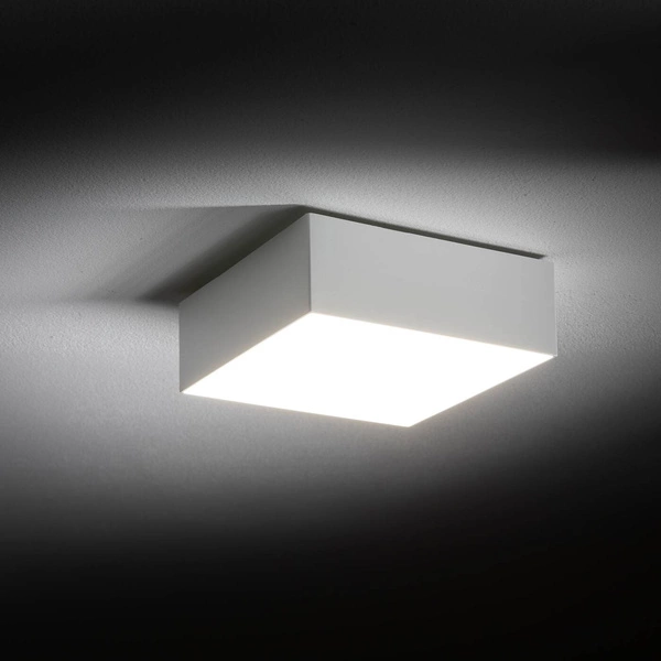 Plafon LID SQUARE LED 11cm 15W barwa neutralna 4000K | biały 10428