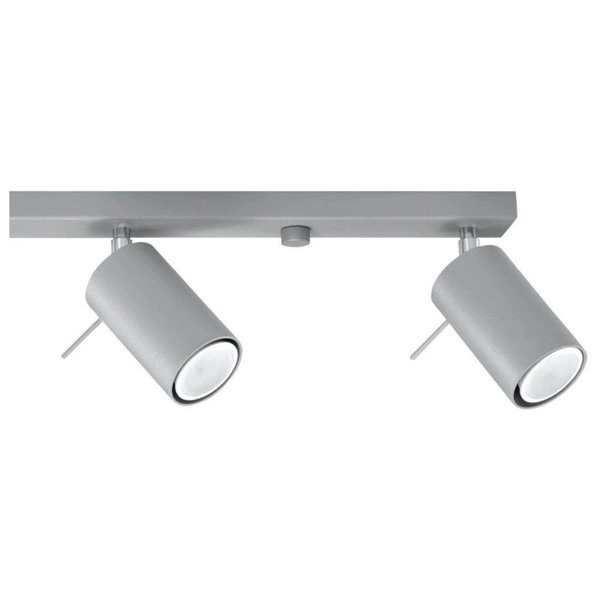 Plafon RING 4 punktowy Stal kolor szary 40W, SL.0453