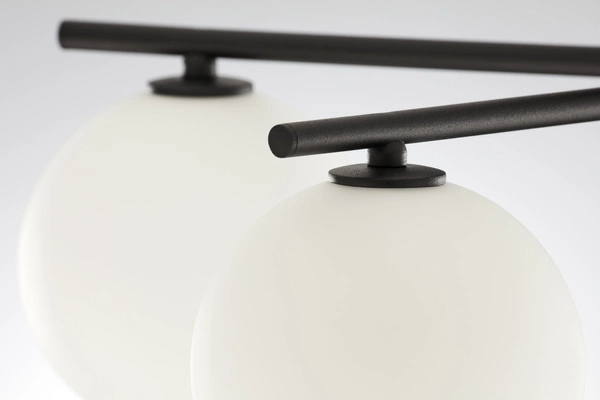 Nowoczesna Lampa sufitowa PRATO wys. 27cm 5xG9 14W IP20 | czarny