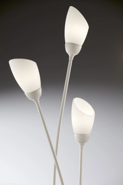 Klasyczna Lampa podłogowa GLORIOSA wys. 160cm 9xG9 14W IP20 | piaskowo-szary