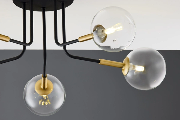 Nowoczesna Lampa sufitowa BURANO wys. 31cm 5xG9 14W IP20 | Złoty