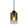 Lampa wisząca ASPRA, 31-16256, czarny/bursztynowy/transparentny, 1x60W E27