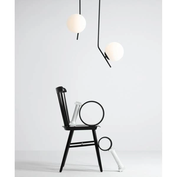 Aldex Lampa wisząca plafon GALLIA LONG BLACK 95cm