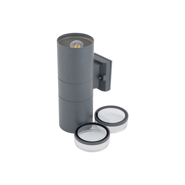 Kinkiet ROCK PRO II wys. 35cm 2xE27 IP44 | grafitowy 10688