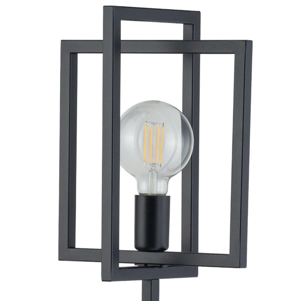 Nowoczesna lampa stojąca EDEN E27 60W wys. 161cm | czarny
