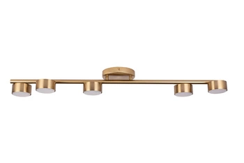 Lampa Sigma PUNTO 5 plafon złoty szczotkowany 40827