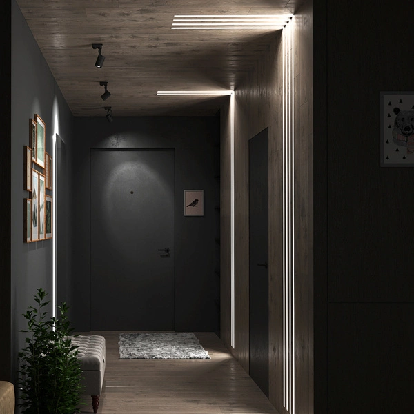 Profil LED P13-1 100cm szer. 30mm | do osłonek C2 | biały