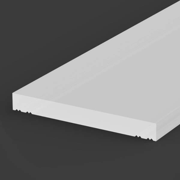 Osłonka C8 na silikon 100cm | profil LED P24-2 | biały