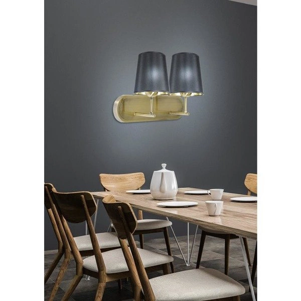 MILONGA LAMPA KINKIET 2X60W E27 PATYNA