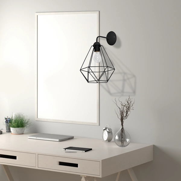 Kinkiet BASKET, czarny, 1x60W E27, MLP7206