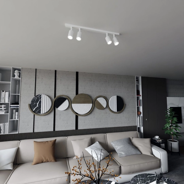 Lampa sufitowa Emibig FLASH 4 Biały 1313/4