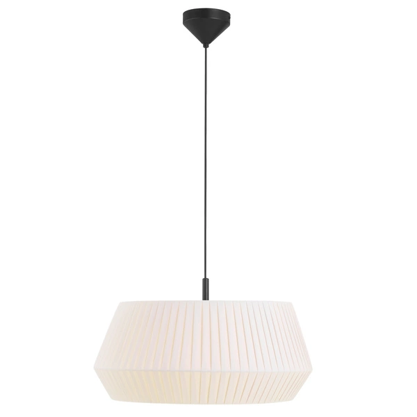 Lampa wisząca DICTE E27 60W Tekstylia | Biały