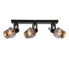Lampa sufitowa RANDI, 93-13378, czarny/dymiony, 3x15W E14