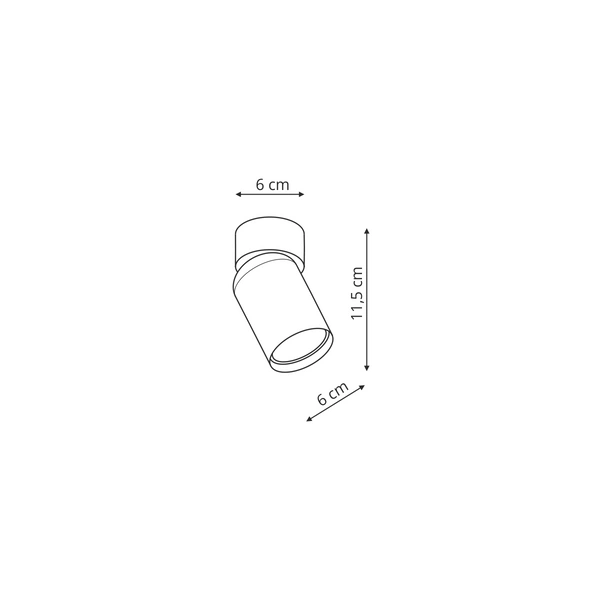 Pointa 1 spot biały 1xGU10