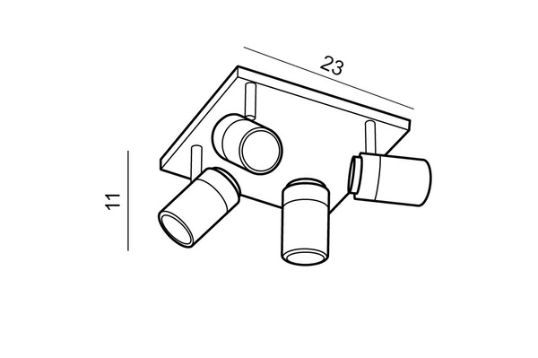 Azzardo NOEMIE 4 CH 2557
