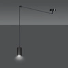 Lampa wisząca Emibig TRAKER 1 BL/Czarny 524/1